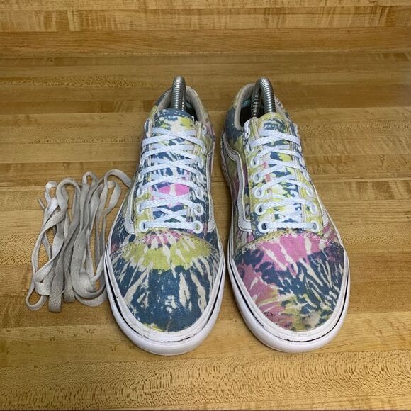 Vans Comfy Cush Old Skool Tie Dye Lace Up Shoes 6.5MEN/ 8 WOMEN 500383 - Picture 4 of 11